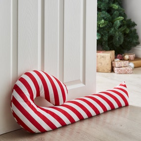 Catherine Lansfield Christmas Candy Cane Draught Excluder Catherine Lansfield Christmas Candy Cane Draught Excluder