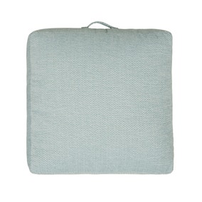 Chenille Duck Egg Slub Floor Cushion Chenille Duck Egg Slub Floor Cushion