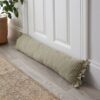 Gingham Frill Cotton Draught Excluder