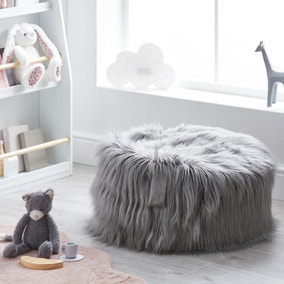 Kids Skylar Mongolian Faux Fur Bean Bag