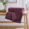 Leila Leaf Fleece Throw 130x170cm