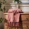 Mini Plaid Woven Throw, 130cm x 170cm