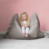 rucomfy Junior Squarbie Velvet Bean Bag