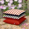 rucomfy Nautical Stripe Indoor Outdoor Floor Cushion