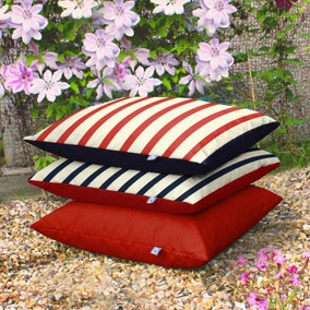 rucomfy Nautical Stripe Indoor Outdoor Floor Cushion rucomfy Nautical Stripe Indoor Outdoor Floor Cushion