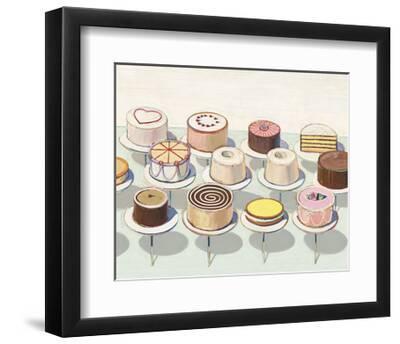 Cakes, 1963 - Black Framed Art Print Wall Art, 14x11 Cakes, 1963 - Black Framed Art Print Wall Art, 14x11