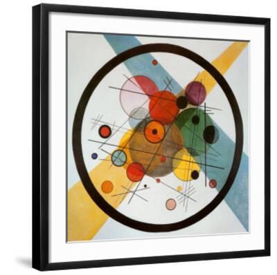 Circle in a Circle - Black Framed Art Print Wall Art, 24x31 Circle in a Circle - Black Framed Art Print Wall Art, 24x31