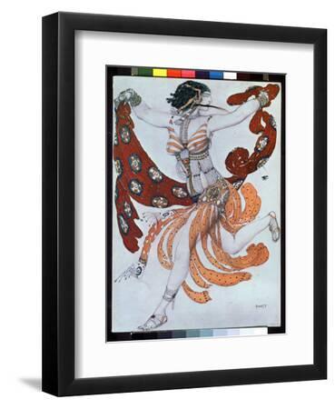 Costume Design for the Ballet Cleopatra by A. Arensky, 1909 (Pencil, W/C & Gouache on Paper) - Black Framed Art Print Wall Art, 9x12 Costume Design for the Ballet Cleopatra by A. Arensky, 1909 (Pencil, W/C & Gouache on Paper) - Black Framed Art Print Wall Art, 9x12