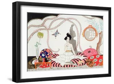 Midnight! or the Fashionable Apartment, 1920 - Black Framed Art Print Wall Art, 18x12