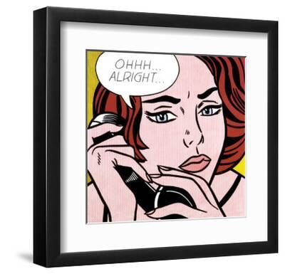 Ohhh...Alright..., 1964 - Black Framed Art Print Wall Art, 14x11 Ohhh...Alright..., 1964 - Black Framed Art Print Wall Art, 14x11