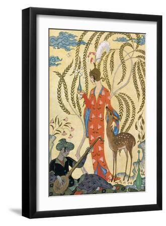 Persia - Black Framed Art Print Wall Art, 12x18 Persia - Black Framed Art Print Wall Art, 12x18