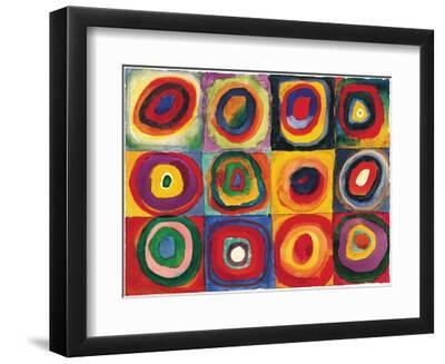 Squares with Concentric Circ - Black Framed Art Print Wall Art, 12x9 Squares with Concentric Circ - Black Framed Art Print Wall Art, 12x9