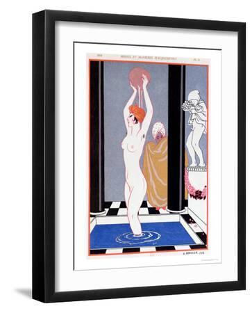 The Basin, 1914 - Black Framed Art Print Wall Art, 12x16 The Basin, 1914 - Black Framed Art Print Wall Art, 12x16