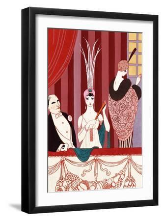 The Loge, France, Early 20th Century - Black Framed Art Print Wall Art, 12x18 The Loge, France, Early 20th Century - Black Framed Art Print Wall Art, 12x18