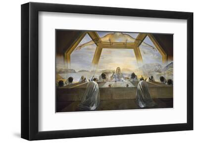 The Sacrament of the Last Supper - Black Framed Art Print Wall Art, 14x11 The Sacrament of the Last Supper - Black Framed Art Print Wall Art, 14x11