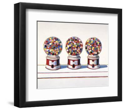 Three Machines, 1963 - Black Framed Art Print Wall Art, 14x11 Three Machines, 1963 - Black Framed Art Print Wall Art, 14x11