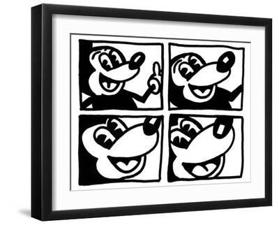 Untitled 1981 - Black Framed Art Print Wall Art, 16x12