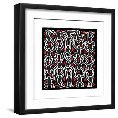 Untitled Pop Art - Black Framed Art Print Wall Art, 12x12 Untitled Pop Art - Black Framed Art Print Wall Art, 12x12