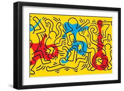 Untitled Pop Art - Black Framed Art Print Wall Art, 18x12 Untitled Pop Art - Black Framed Art Print Wall Art, 18x12