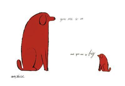 You Are So Little and You Are So Big, c. 1958 - Wall Art Print, 19x13 You Are So Little and You Are So Big, c. 1958 - Wall Art Print, 19x13